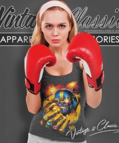 Thanos Mad Titan Infinity Gauntlet Tank Top Racerback