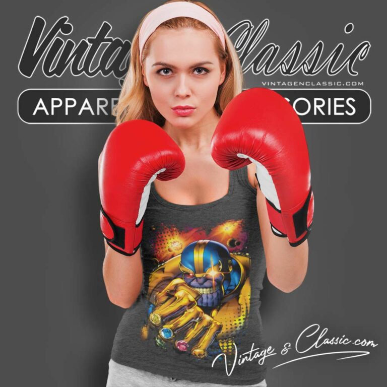 Thanos Mad Titan Infinity Gauntlet Tank Top Racerback Thanos Mad Titan Infinity Gauntlet Tank Top Racerback