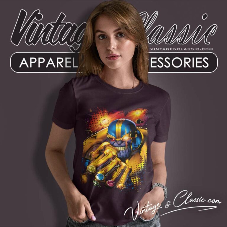 Thanos Mad Titan Infinity Gauntlet Women TShirt Thanos Mad Titan Infinity Gauntlet Women TShirt