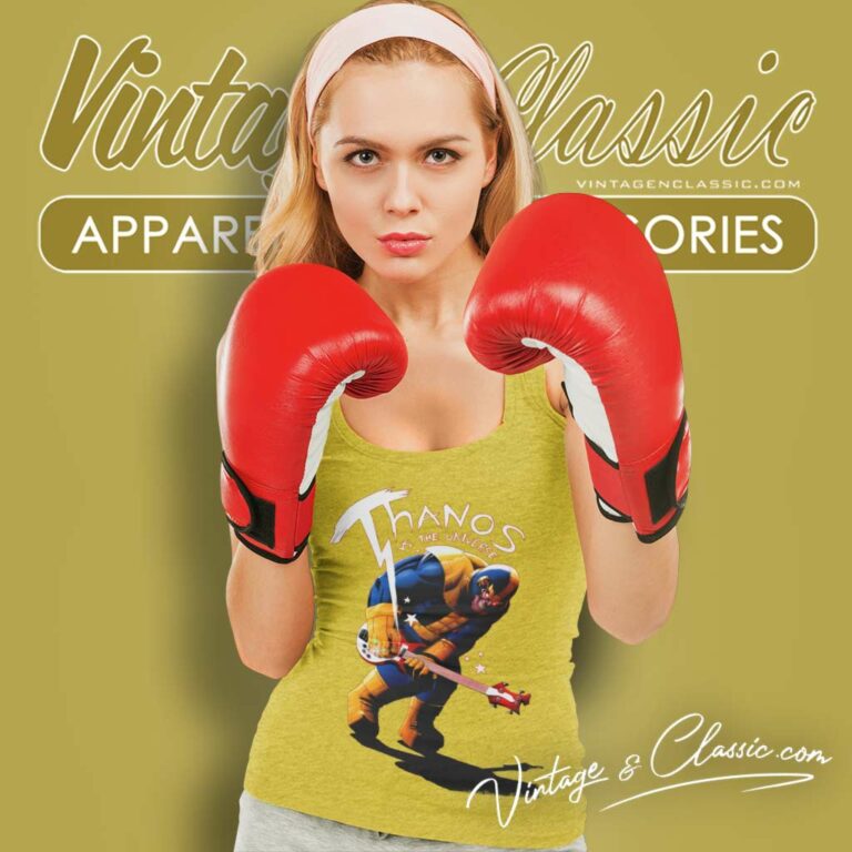 Thanos Vs The Universe Tank Top Racerback Thanos Vs The Universe Tank Top Racerback