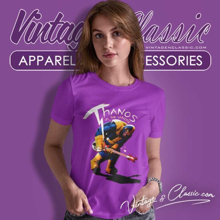 Thanos Vs The Universe Women TShirt Thanos Vs The Universe Women TShirt