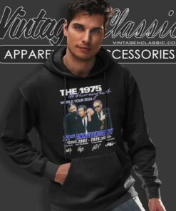 The 1975 Shirt World Tour 2024 22nd Anniversary 2002 2024 Signed Hoodie