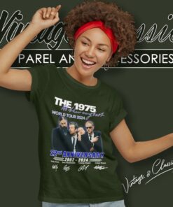 The 1975 Shirt World Tour 2024 22nd Anniversary 2002 2024 Signed Women T Shirt