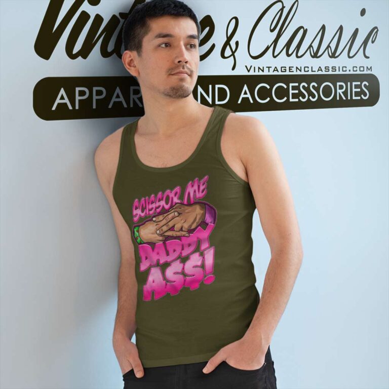 The Acclaimed Scissor Me Daddy Ass Tank Top Racerback The Acclaimed Scissor Me Daddy Ass Tank Top Racerback