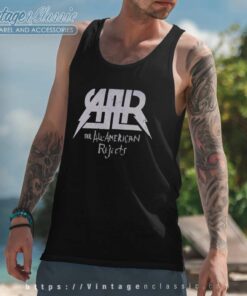 The All American Rejects Logo Shirt 4 The All American Rejects Logo Tank Top Racerback