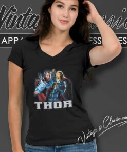 The Avengers Thor Superhero V Neck TShirt
