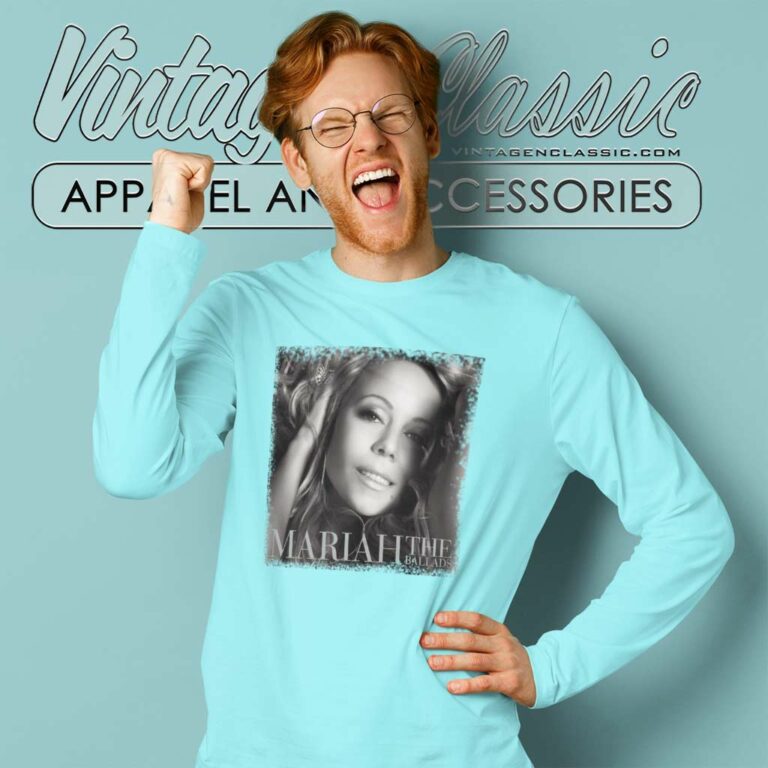 The Ballads Mariah Carey Album Long Sleeve Tee The Ballads Mariah Carey Album Long Sleeve Tee