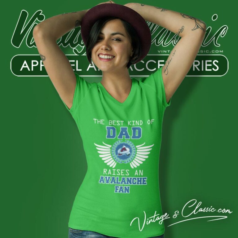 The Best Kind Of Dad Colorado Avalanche V Neck TShirt The Best Kind Of Dad Colorado Avalanche V Neck TShirt