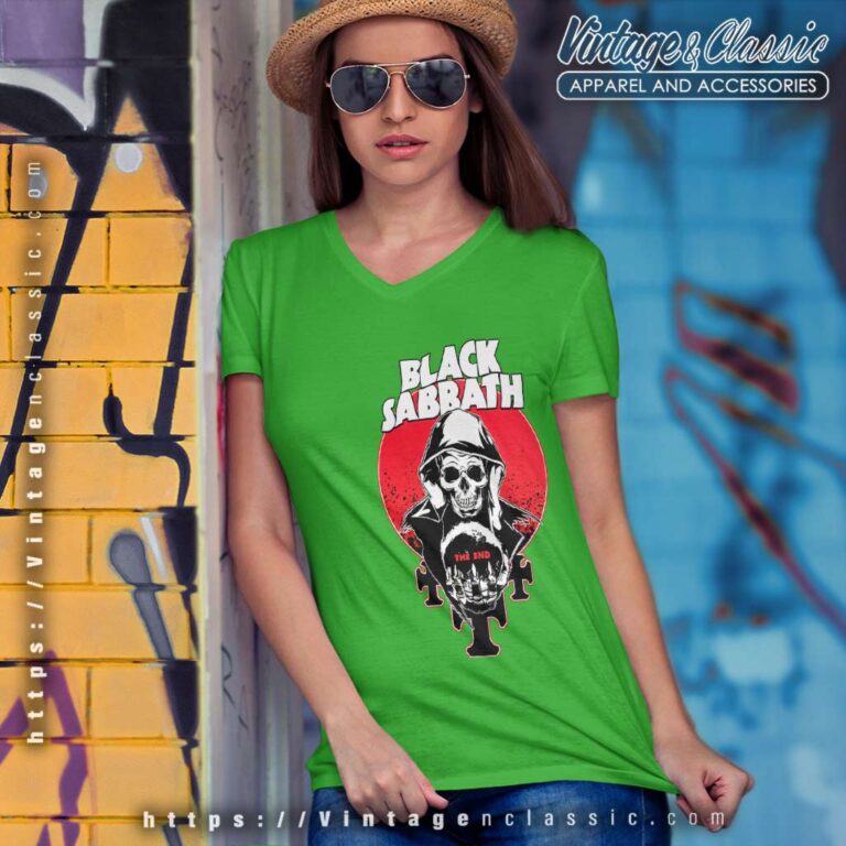 The Best Of Black Sabbath V Neck TShirt The Best Of Black Sabbath V Neck TShirt