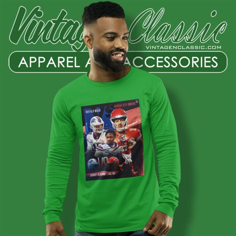 The Big Game Football Kansas City Chiefs Vs Buffalo Bills 2023 Long Sleeve Tee 1 The Big Game Football Kansas City Chiefs Vs Buffalo Bills 2023 Long Sleeve Tee 1