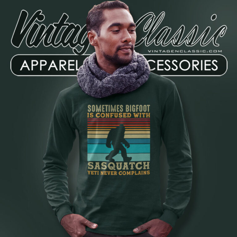 The Bigfoot Sasquatch Dad Joke Long Sleeve Tee The Bigfoot Sasquatch Dad Joke Long Sleeve Tee