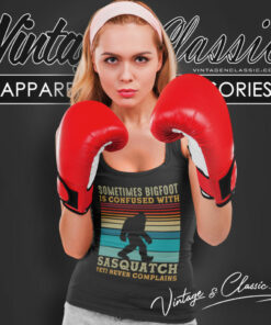 The Bigfoot Sasquatch Dad Joke Tank Top Racerback