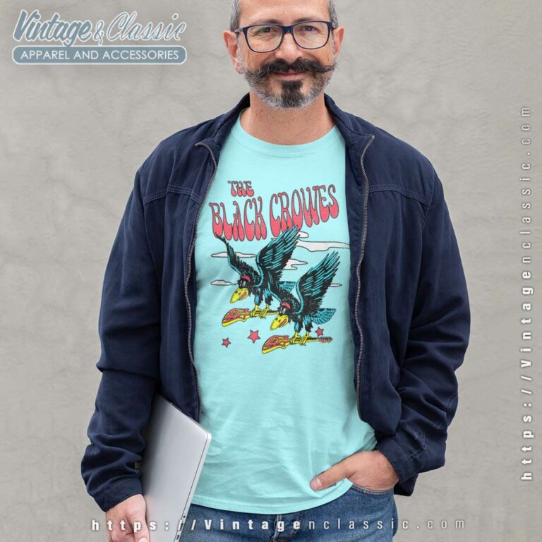 The Black Crowes Flying Crowes Long Sleeve Tee The Black Crowes Flying Crowes Long Sleeve Tee