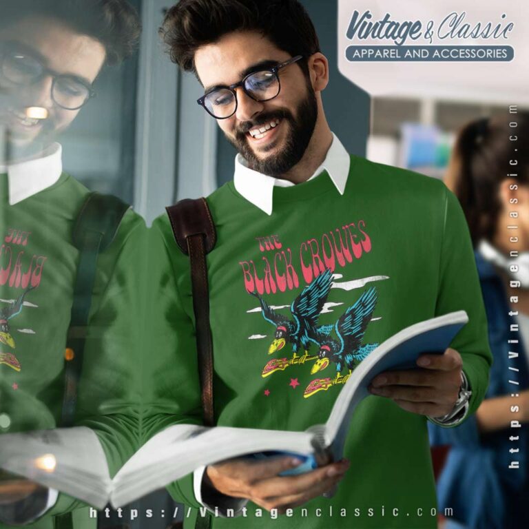 The Black Crowes Flying Crowes Sweatshirt The Black Crowes Flying Crowes Sweatshirt