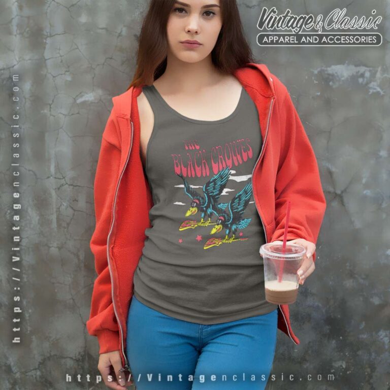 The Black Crowes Flying Crowes Tank Top Racerback The Black Crowes Flying Crowes Tank Top Racerback