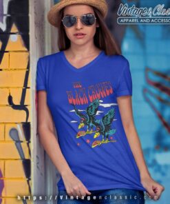 The Black Crowes Flying Crowes V Neck TShirt
