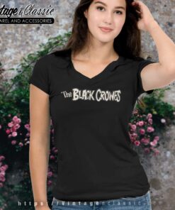 The Black Crowes Logo V Neck TShirt