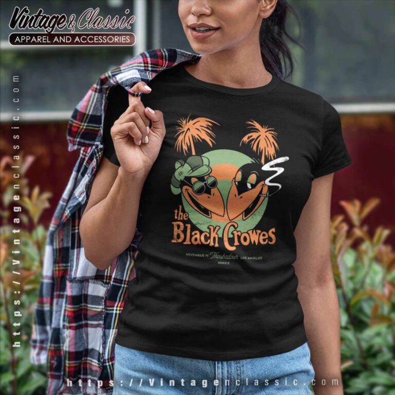 The Black Crowes Los Angeles Troubadour Concert Women TShirt The Black Crowes Los Angeles Troubadour Concert Women TShirt