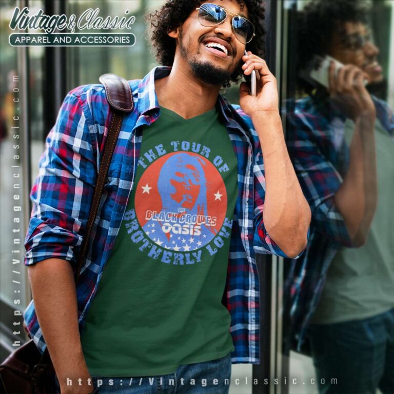 The Black Crowes Shirt Brotherly Love V Neck TShirt The Black Crowes Shirt Brotherly Love V Neck TShirt