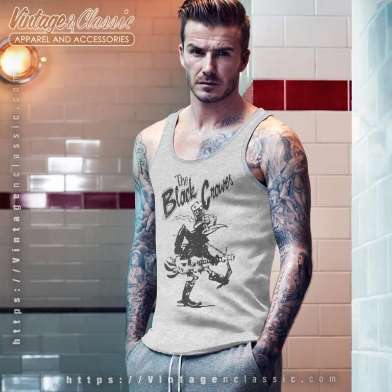 The Black Crowes With Guitar Tank Top Racerback The Black Crowes With Guitar Tank Top Racerback
