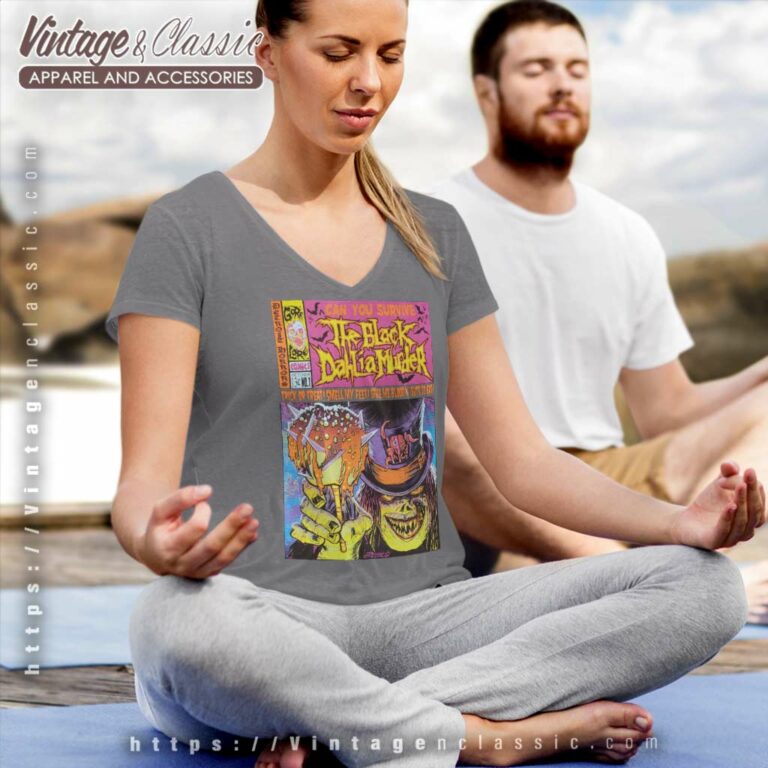 The Black Dahlia Murder Halloween Comic Shirt V Neck TShirt The Black Dahlia Murder Halloween Comic Shirt V Neck TShirt