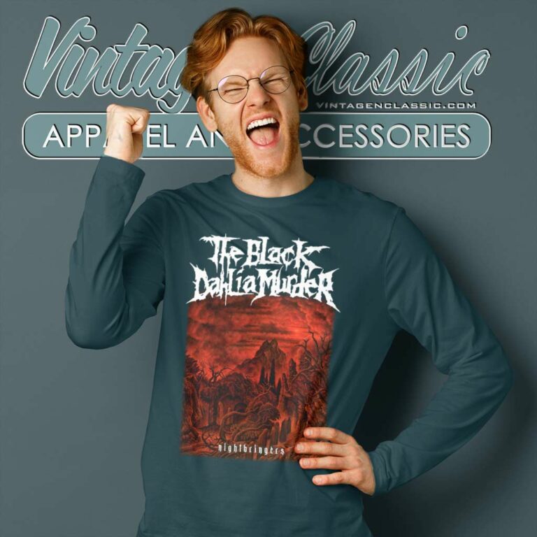The Black Dahlia Murder Nightbringers Shirt Long Sleeve Tee The Black Dahlia Murder Nightbringers Shirt Long Sleeve Tee