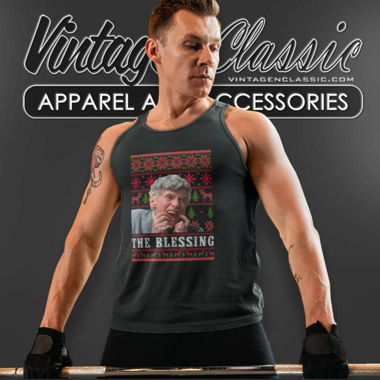 The Blessing Uncle Lewis Christmas Vacation Tank Top Racerback The Blessing Uncle Lewis Christmas Vacation Tank Top Racerback