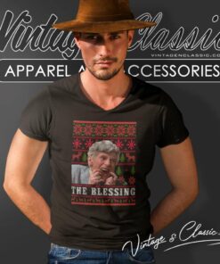 The Blessing Uncle Lewis Christmas Vacation V Neck TShirt