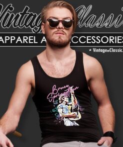 The Boss Is Born Bruce Origins Tank Top Racerback