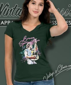 The Boss Is Born Bruce Origins V Neck TShirt