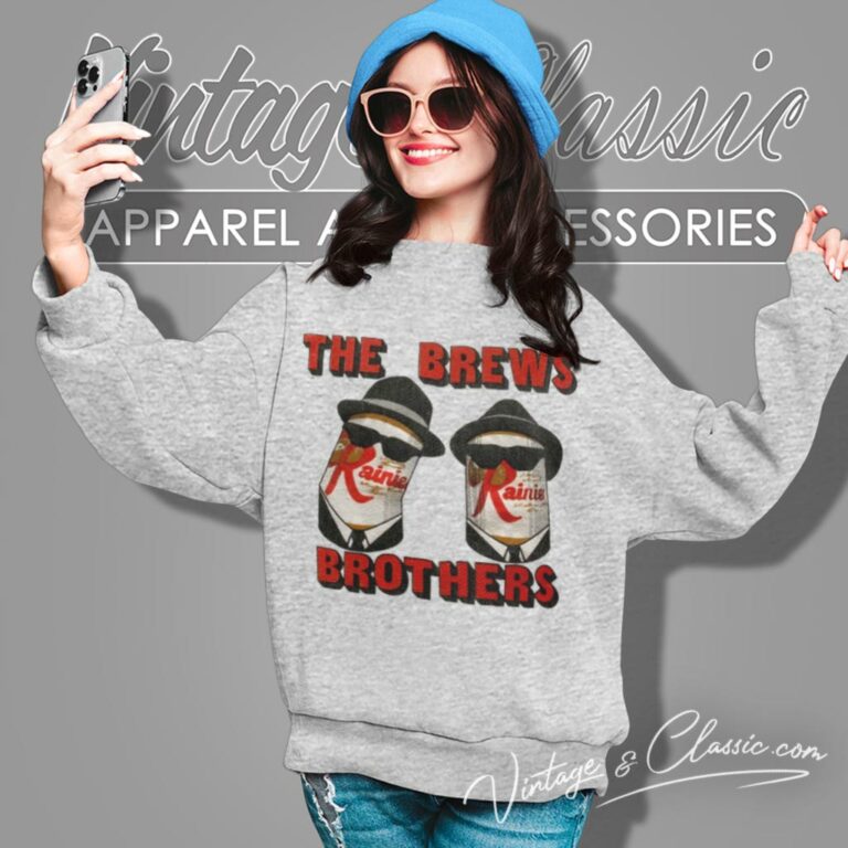 The Brews Brothers Rainier Beer Sweatshirt The Brews Brothers Rainier Beer Sweatshirt