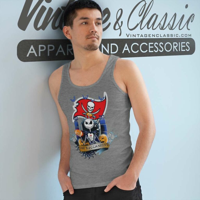 The Buccaneers Jack Skellington Halloween Tank Top Racerback The Buccaneers Jack Skellington Halloween Tank Top Racerback