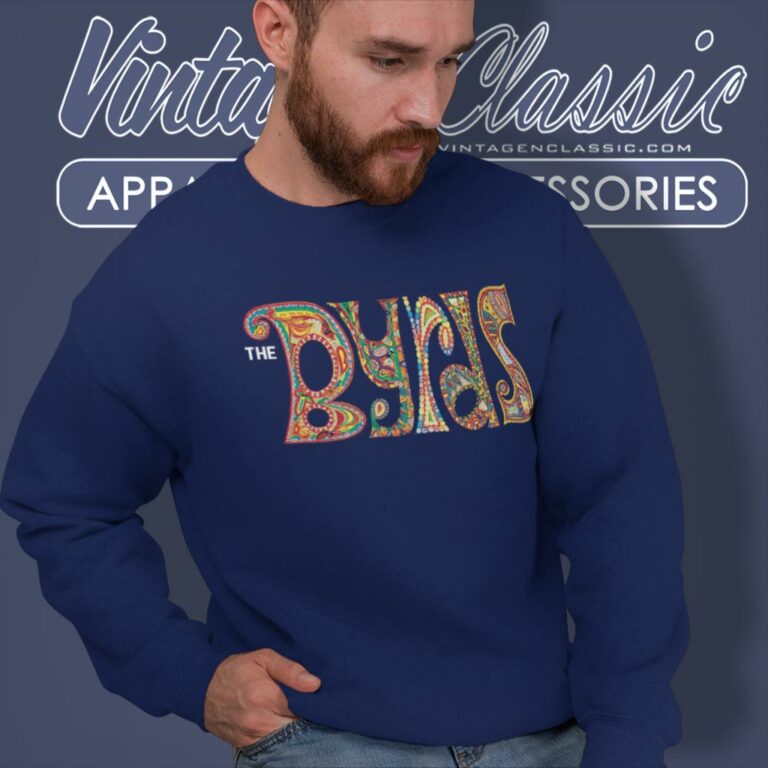 The Byrds Band Logo Sweatshirt The Byrds Band Logo Sweatshirt