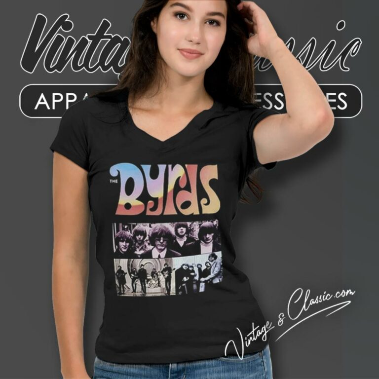 The Byrds Shirt The Byrds Album Cover V Neck TShirt The Byrds Shirt The Byrds Album Cover V Neck TShirt