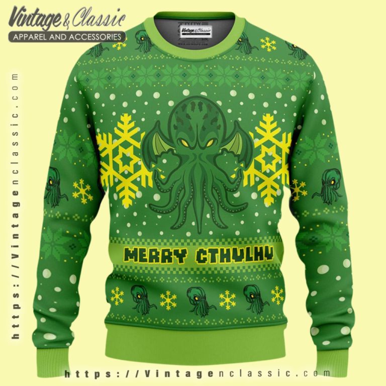 The Call Of Cthulhu Ugly Christmas Sweater Merry Cthulhu Ugly Christmas Sweater The Call Of Cthulhu Ugly Christmas Sweater Merry Cthulhu Ugly Christmas Sweater