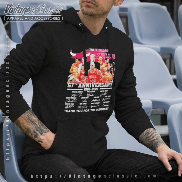 The Chicago Bulls 57th Anniversary 1966 2023 Thank You For The Memories Hoodie 1 The Chicago Bulls 57th Anniversary 1966 2023 Thank You For The Memories Hoodie 1