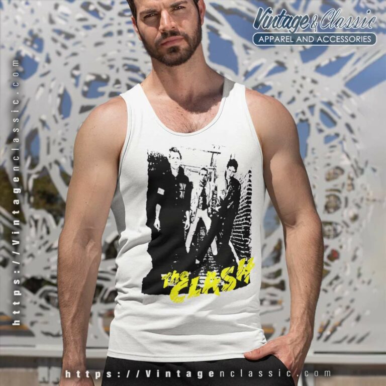 The Clash 1987 Tank Top Racerback The Clash 1987 Tank Top Racerback