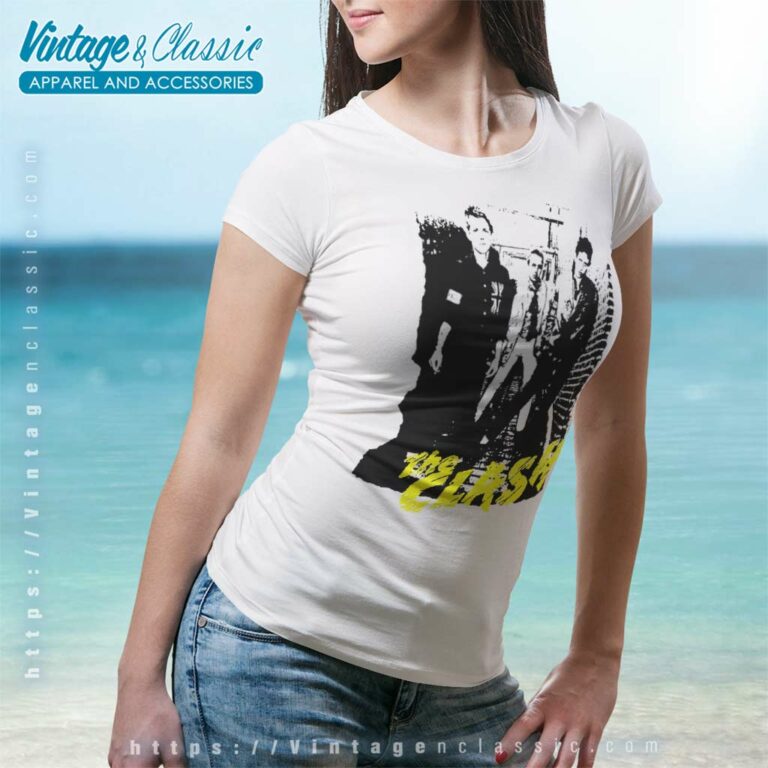 The Clash 1987 Women TShirt The Clash 1987 Women TShirt