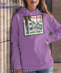 The Clash Album Cover Hits Back Hoodie