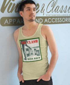 The Clash Album Cover Hits Back Tank Top Racerback