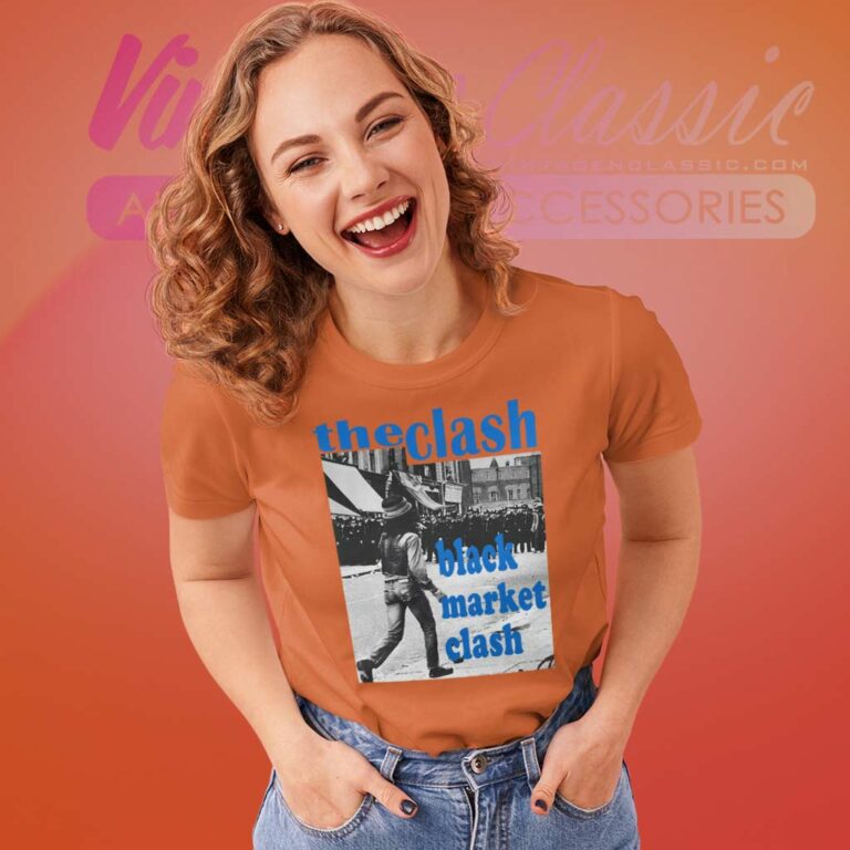 The Clash Black Market Clash Women TShirt The Clash Black Market Clash Women TShirt