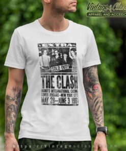 The Clash Bonds Flyer Poster T Shirt