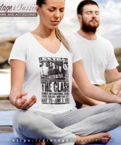 The Clash Bonds Flyer Poster V Neck TShirt