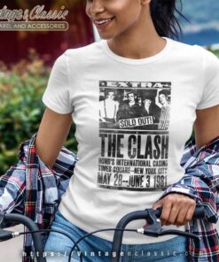 The Clash Bonds Flyer Poster Women TShirt