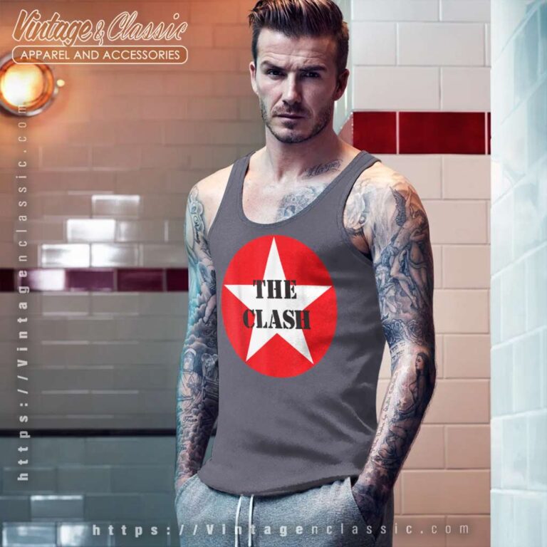 The Clash Circle Star Tank Top Racerback The Clash Circle Star Tank Top Racerback
