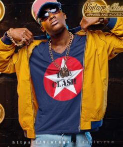 The Clash Circle Star V Neck TShirt