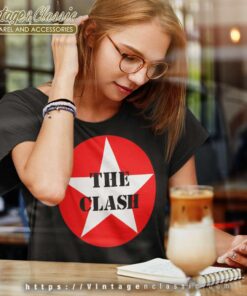 The Clash Circle Star Women TShirt