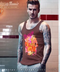 The Clash Collage Neon Tank Top Racerback