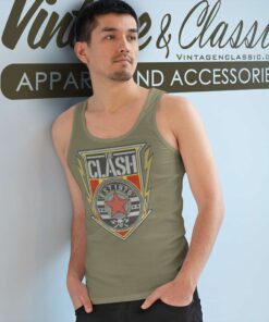 The Clash Est 1976 Shield Tank Top Racerback