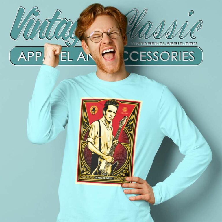 The Clash Joe Strummer Long Sleeve Tee The Clash Joe Strummer Long Sleeve Tee
